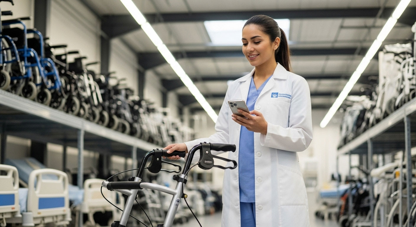 Medical worker tracking equipment